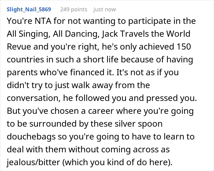 &ldquo;Am I A [Jerk] For Telling Someone That His &lsquo;Achievement&rsquo; Just Meant That He Had Rich Parents?&rdquo;