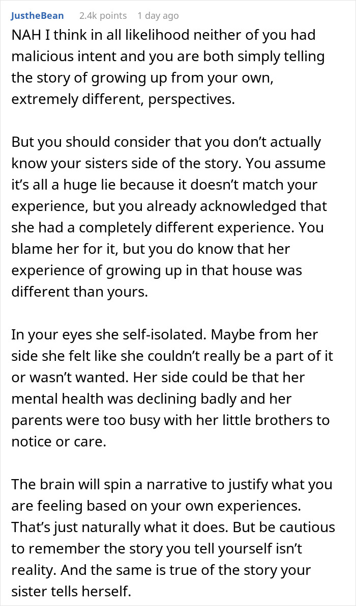 Sister Bursts Into Tears After Brother Shared Conflicting Childhood Memories And Broke Her Lies Sister Bursts Into Tears After Brother Shared Conflicting Childhood Memories And Broke Her Lies