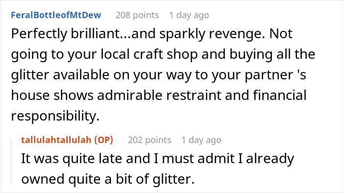 Woman Learns That Her Partner Is Not Loyal, Shares How She Covered His House In Glitter