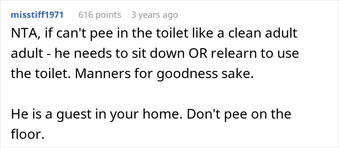 &ldquo;The Bathroom Floor Was Suddenly Always Wet&rdquo;: BF Keeps Missing The Toilet, GF Gets Resourceful