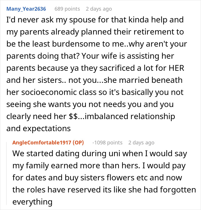 Husband Mad At Wife For Not Giving His Parents Money, Gets Wake-Up Call From The Internet