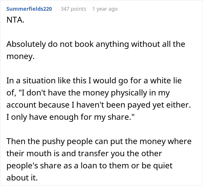 MOH Unwilling To Book An Airbnb Before Every Participant Chips In Upfront, Wonders If She's A Jerk