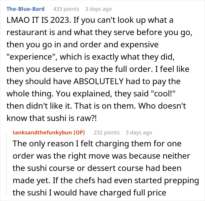 "What’s Worse Than Stupid? That’s What This Is": Customers Don't Know Sushi Is Raw Fish "What’s Worse Than Stupid? That’s What This Is": Customers Don't Know Sushi Is Raw Fish
