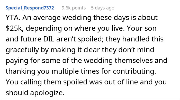 Dad Wants Son To Throw A Wedding For Under $10k Like He Did In The &lsquo;80s, Gets Brought Back To 2023