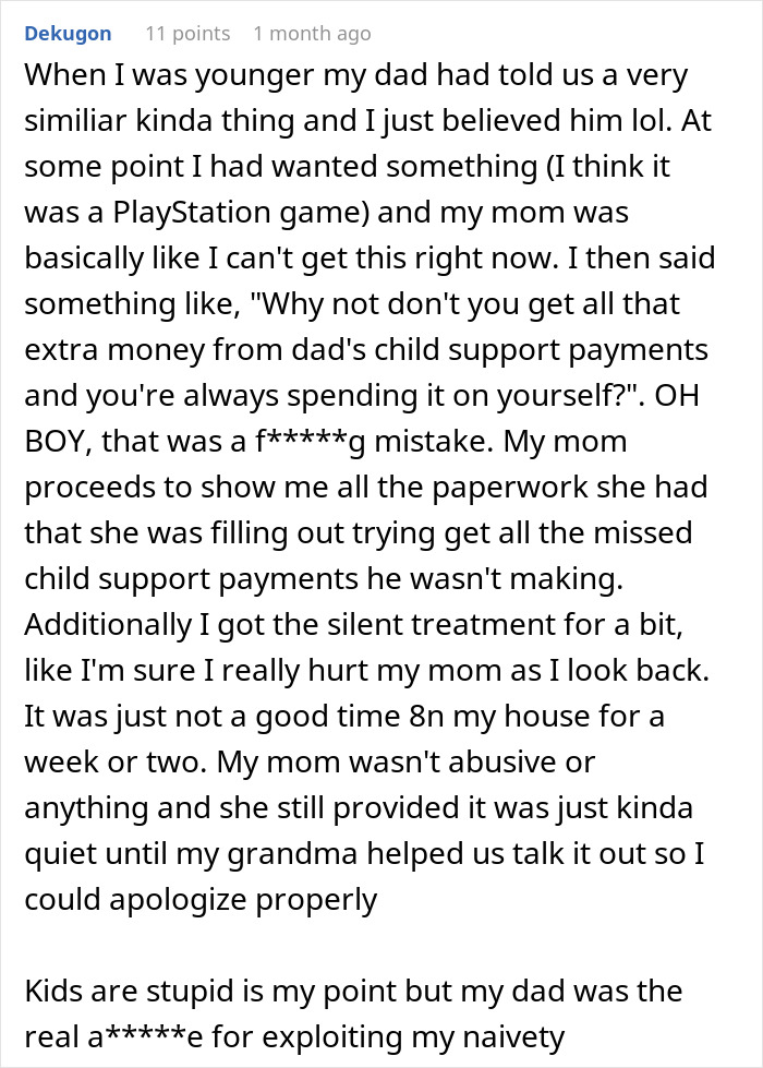 Mom Is Tired Of Ex Pretending To Be &lsquo;Fun Parent&rsquo; While She Takes Care Of Everything, Exposes Him