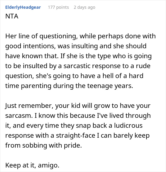 "I Take It Day By Day": Dad Sarcastically Puts Random Mom In Her Place For Questioning His 'Skills' "I Take It Day By Day": Dad Sarcastically Puts Random Mom In Her Place For Questioning His 'Skills'