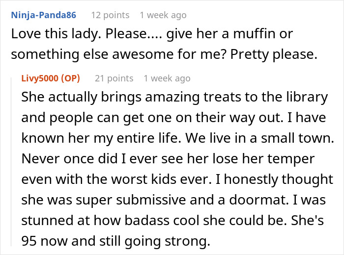 &lsquo;Sweet Grandma&rsquo; Librarian Turns To A Savage To Show An Entitled Mom Her Place