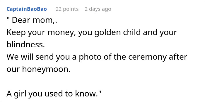 &ldquo;Sister Wants My Wedding Because It Doesn&rsquo;t Count As I&rsquo;m Gay&rdquo;