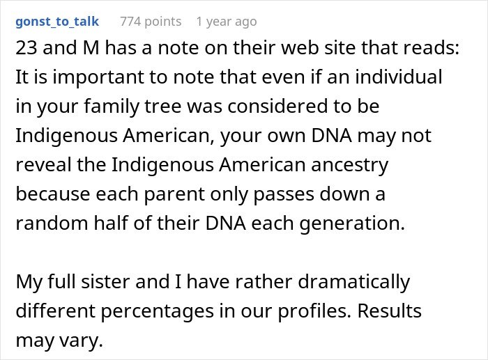 “It’s Frankly Embarrassing”: Woman Confronts Mom About Their Ancestry After Taking A DNA Test “It’s Frankly Embarrassing”: Woman Confronts Mom About Their Ancestry After Taking A DNA Test