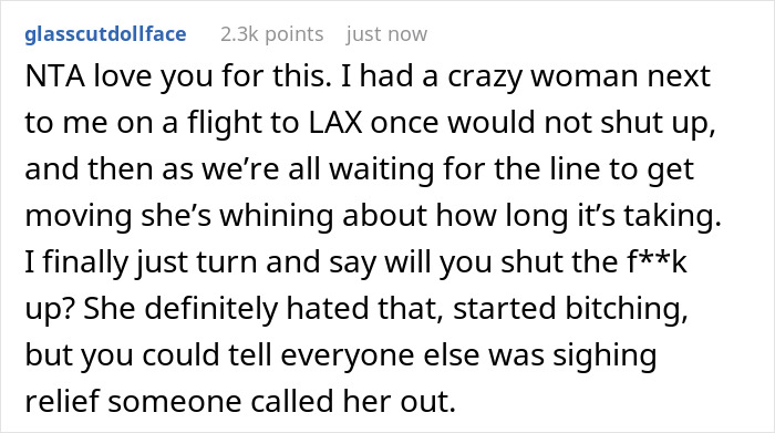 Folks Online Applaud This Plane Passenger For Confronting A &lsquo;Screaming&rsquo; Lady On A Flight