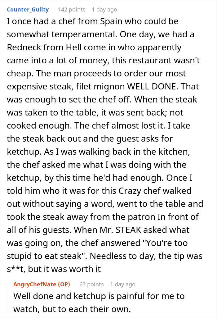 People Are Loving This Chef For Treating Customers’ Ridiculous Requests With Perfect Pettiness People Are Loving This Chef For Treating Customers’ Ridiculous Requests With Perfect Pettiness