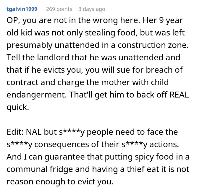 Guy Decides To Punish A Sandwich Thief, Ends Up Being At Fault As It Turns Out To Be A Kid
