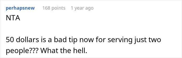 Couple Takes Back $50 Tip After The Waiter Complains It&rsquo;s Not Enough