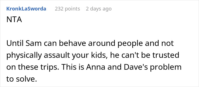 Parents Can't Control Their Son, Are Furious When He's Not Invited On Holiday
