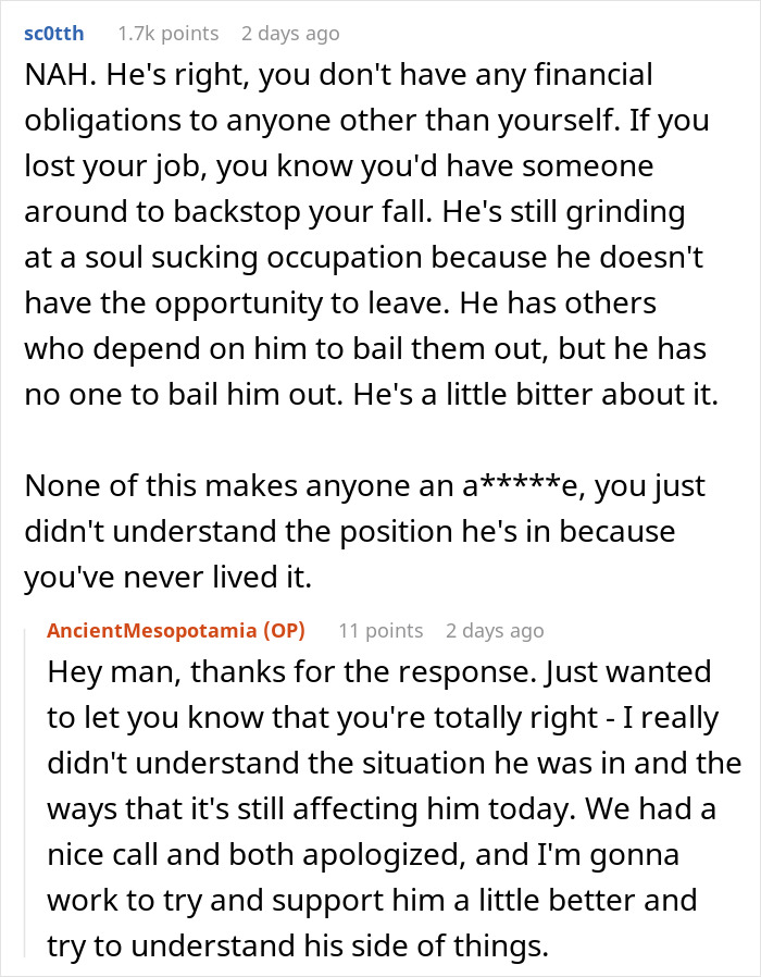 Guy Gets Into A Heated Argument With Formerly Poor Friend About Privilege, Rekindles His Friendship