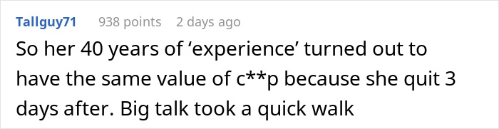 "She Quit Three Days Later": Employee's Clever Tactics Lead To Manager's Humiliating Resignation