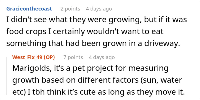 Neighbor Ruins Kid’s Botany Project Over And Over As Parents Keep Putting It In Her Parking Spot Neighbor Ruins Kid’s Botany Project Over And Over As Parents Keep Putting It In Her Parking Spot