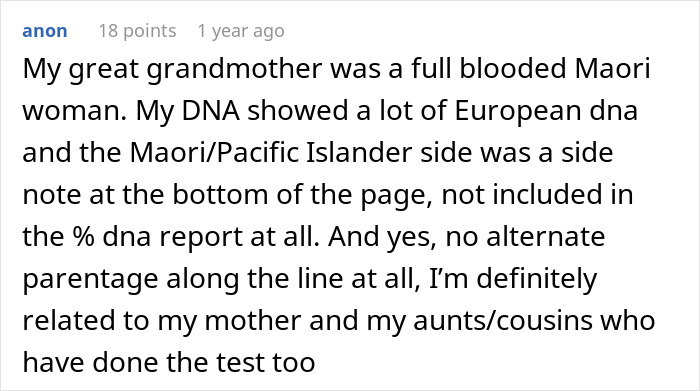 “It’s Frankly Embarrassing”: Woman Confronts Mom About Their Ancestry After Taking A DNA Test “It’s Frankly Embarrassing”: Woman Confronts Mom About Their Ancestry After Taking A DNA Test