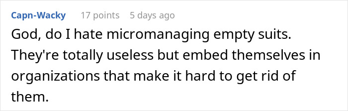 Employee Engages In Malicious Compliance To Show Their Superior That Micromanaging Is Not The Answer Employee Engages In Malicious Compliance To Show Their Superior That Micromanaging Is Not The Answer