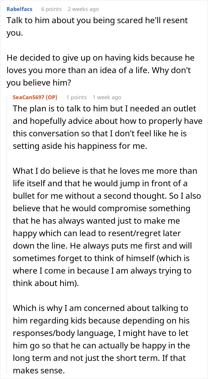 Folks Are Loving This Tale Of A GF Who Thought She’d Have To End Things With BF As He Wanted Kids Folks Are Loving This Tale Of A GF Who Thought She’d Have To End Things With BF As He Wanted Kids