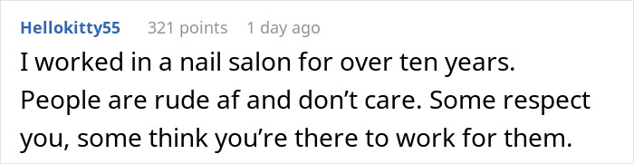 Poster Receives Mixed Reactions After Sharing How They Taught Entitled Nail Salon Clients A Lesson