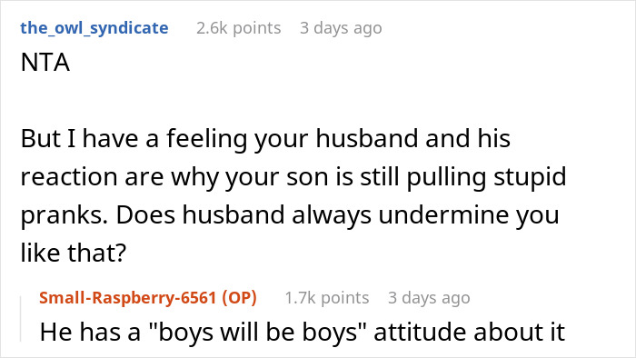 “Am I A Bad Mom?”: Dad Is Angry Wife Put Son "In Danger" After His Prank Went Wrong “Am I A Bad Mom?”: Dad Is Angry Wife Put Son "In Danger" After His Prank Went Wrong