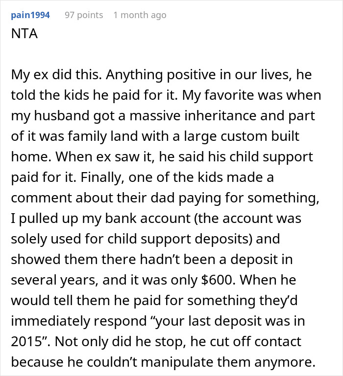 Mom Is Tired Of Ex Pretending To Be &lsquo;Fun Parent&rsquo; While She Takes Care Of Everything, Exposes Him
