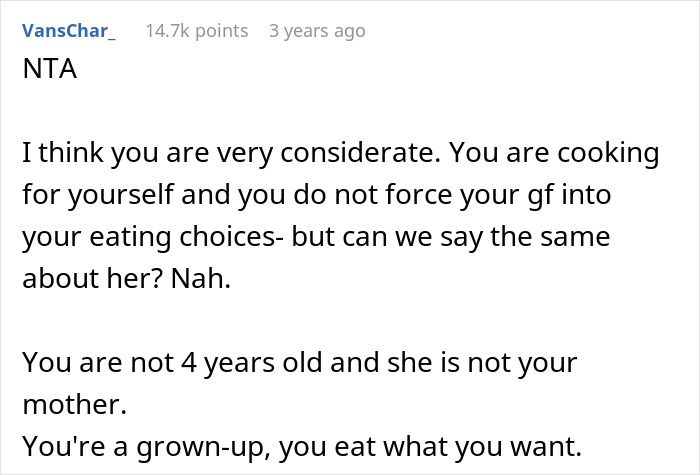 “AITA For Adding Meat To My Girlfriend’s Vegan Dishes?” “AITA For Adding Meat To My Girlfriend’s Vegan Dishes?”