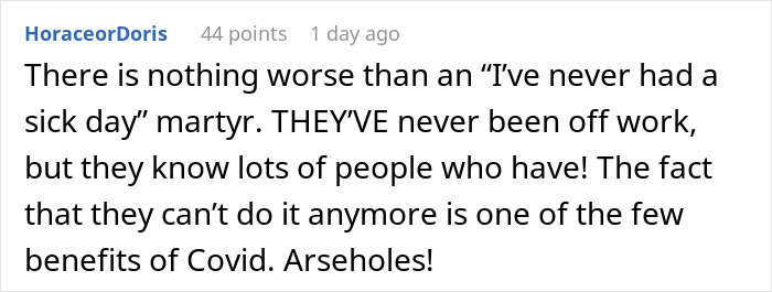 Boss Doesn&rsquo;t Believe Employee Is Actually Sick, Demands She Come In, Gets Karma Served