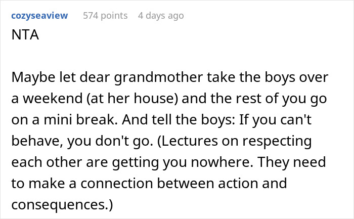 Mom Is Sick And Tired Of Her Sons' Misbehavior Whilst On Family Trip, Cancels It And Drives Home Mom Is Sick And Tired Of Her Sons' Misbehavior Whilst On Family Trip, Cancels It And Drives Home