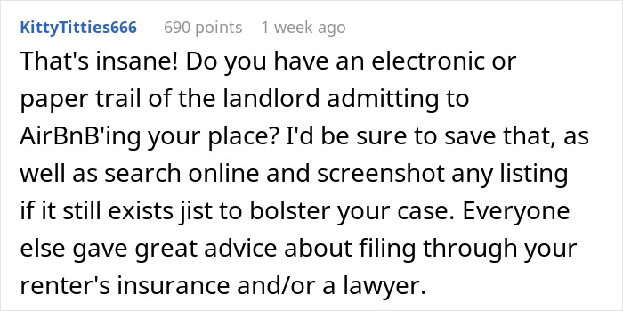 Tenant Thinks Their Stuff Was Stolen While On Vacation, Learns Their Home Was Airbnb'd By Landlord
