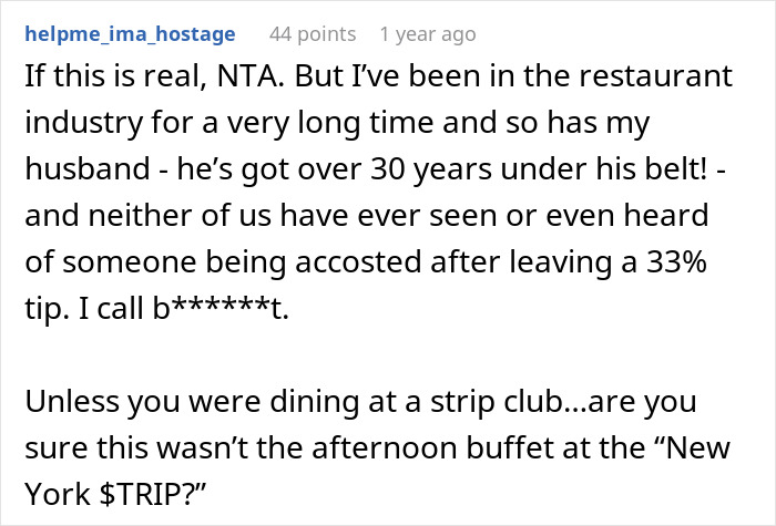 Couple Takes Back $50 Tip After The Waiter Complains It&rsquo;s Not Enough