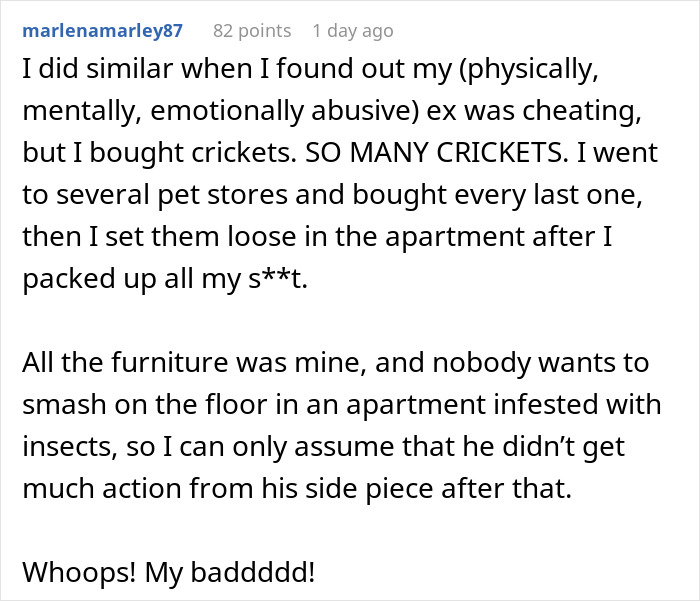 Woman Learns That Her Partner Is Not Loyal, Shares How She Covered His House In Glitter