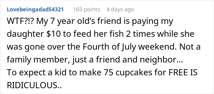 Relative Thinks 9-Year-Old &ldquo;Shouldn&rsquo;t Expect Payment&rdquo; For 75 Cupcakes, Gets Called Out By Mom