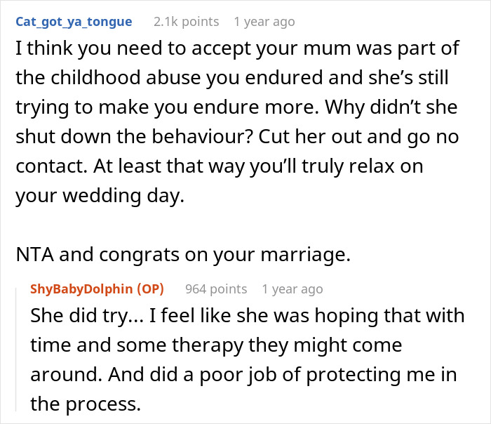 Bride Doesn&rsquo;t Want Her Estranged Siblings Mentioned At The Wedding, Mom Calls Her A Bridezilla