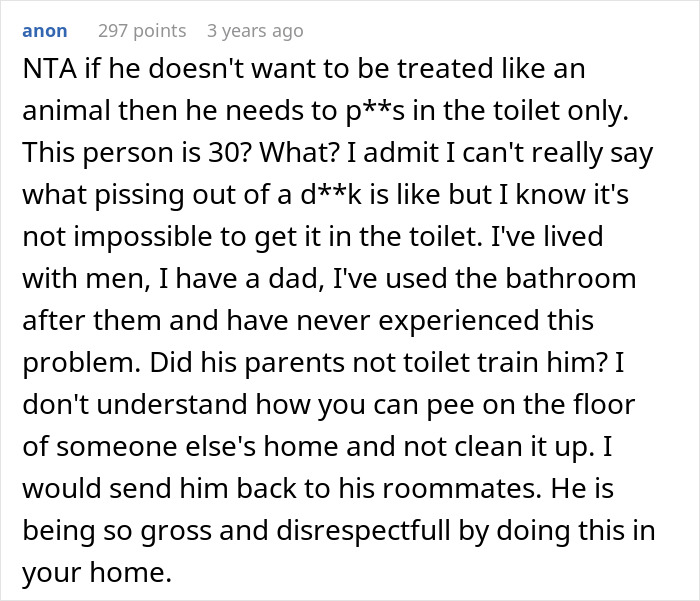 &ldquo;The Bathroom Floor Was Suddenly Always Wet&rdquo;: BF Keeps Missing The Toilet, GF Gets Resourceful