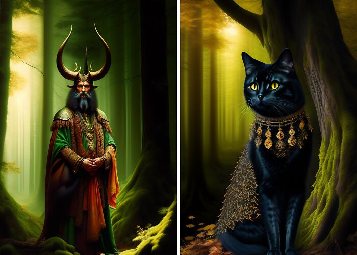 Here Are Some Ai-Generated Pics From The Forest Fairytale That I Made (8 Pics)