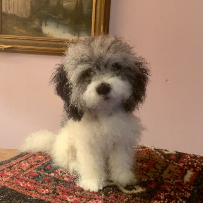 I Make Pocket-Size Wool Dogs