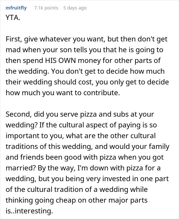Dad Wants Son To Throw A Wedding For Under $10k Like He Did In The &lsquo;80s, Gets Brought Back To 2023