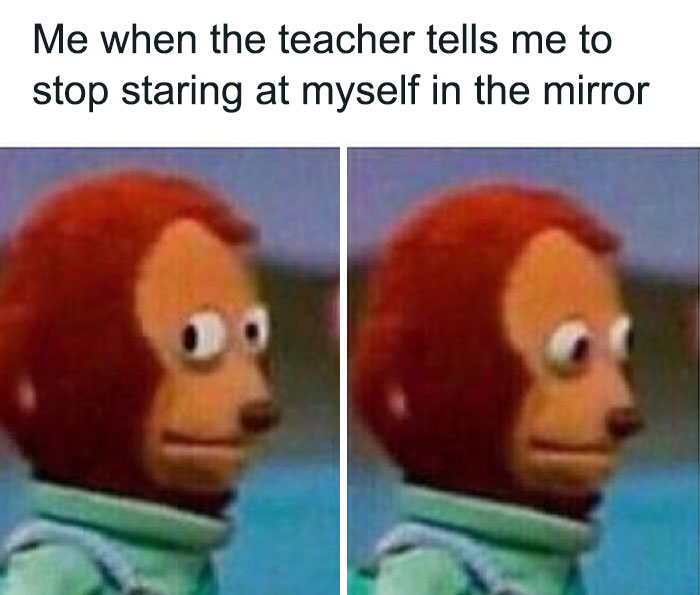 Monkey meme giving side-eye, humorously reacting, might make you wanna dance.