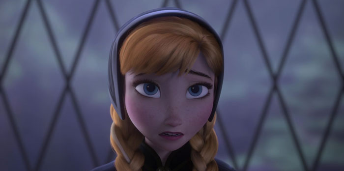 Anna looking worried