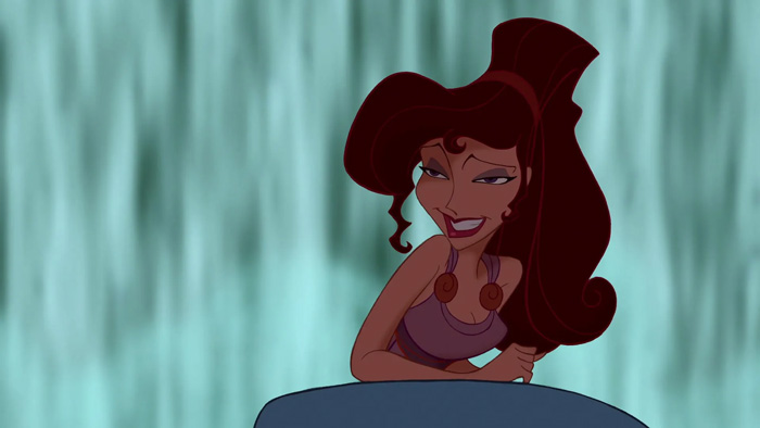 Megara smiling