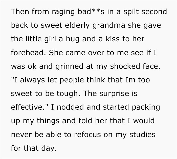 &lsquo;Sweet Grandma&rsquo; Librarian Turns To A Savage To Show An Entitled Mom Her Place