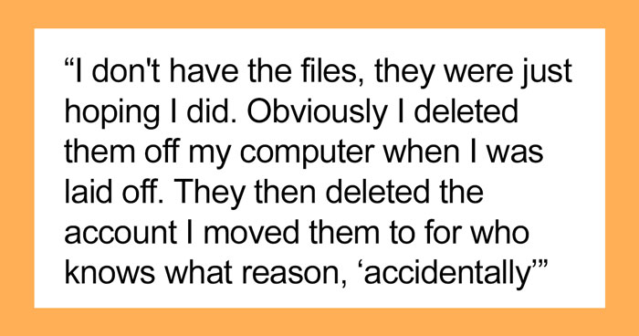 Person Gets Axed 30 Mins Before Clocking Out, A Year Later Is Offered Cash To Get Back Vital Files