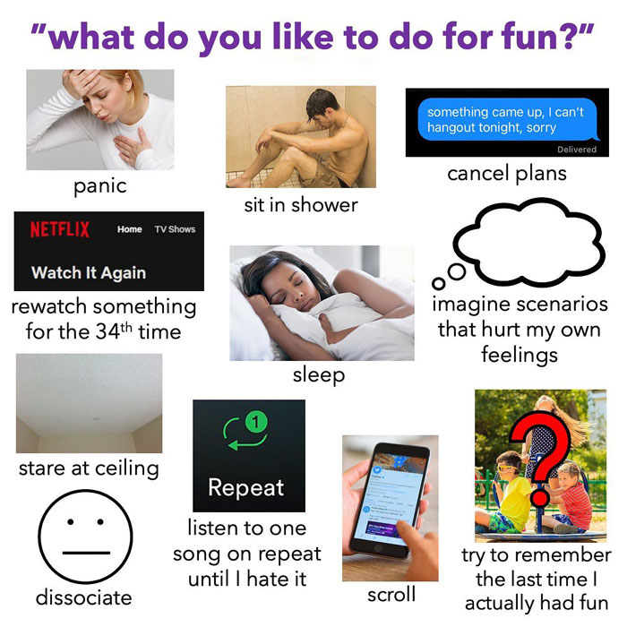 what do you do for fun meme