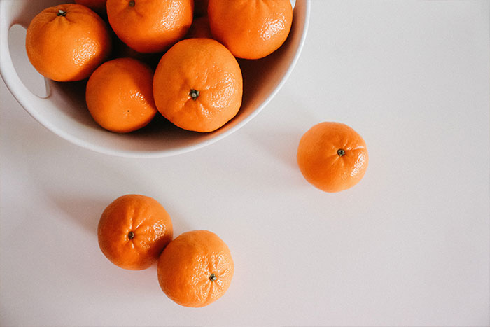 Bowl of clementines