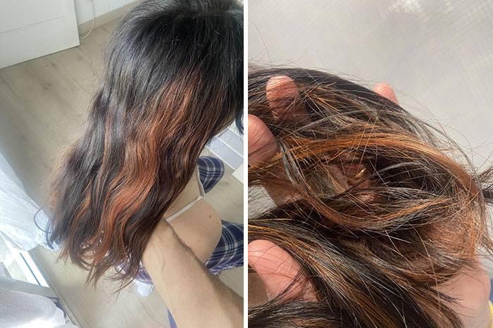 I Asked For A Chocolate Balayage And I Got This. Is This Fixable? I’m Going Back To The Salon Later Today And I’m In Tears