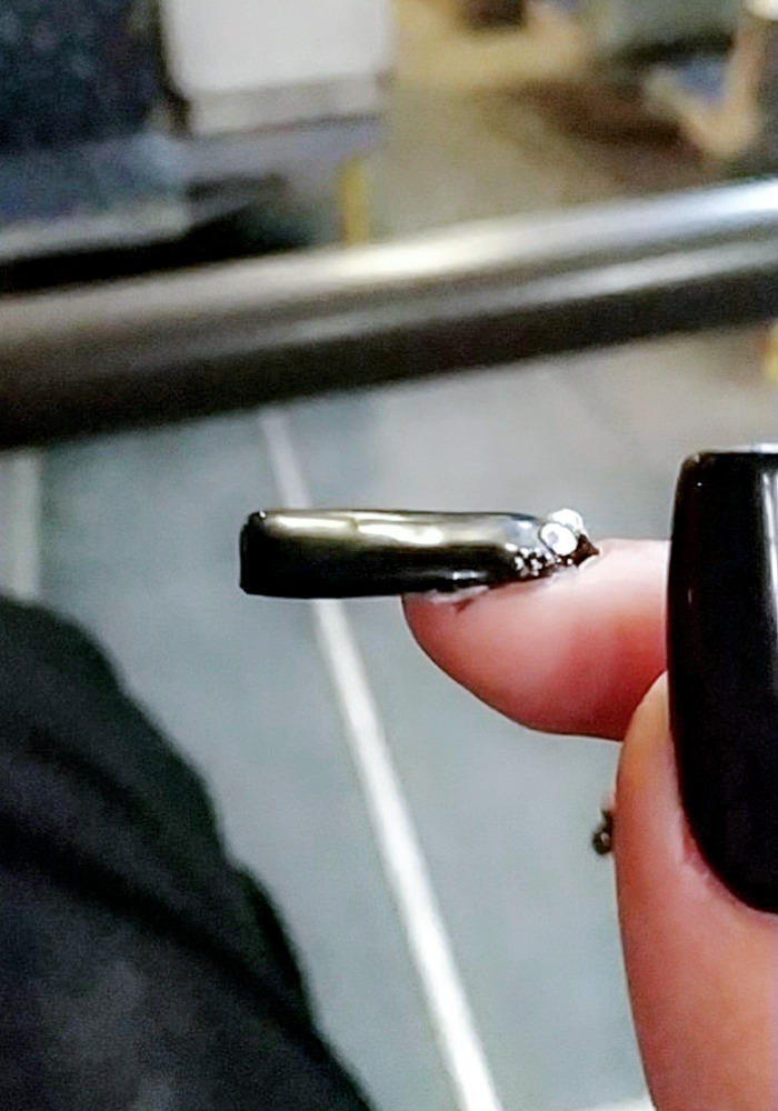 So This Nail Tech Does My Friend's Nails, And Her Nails Are Always Beautiful, So I Went To The Same Lady. But, God, Do They Look Horrible