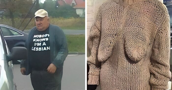 50 Times People Spotted The Most ‘Cursed Shirts’ In The Wild And Had To Share Them Online