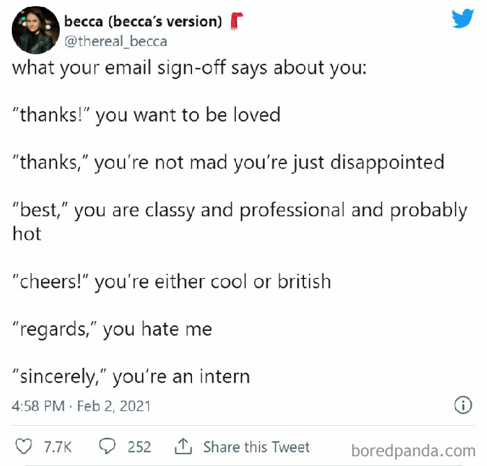 Sign-Offs And Their Meaning